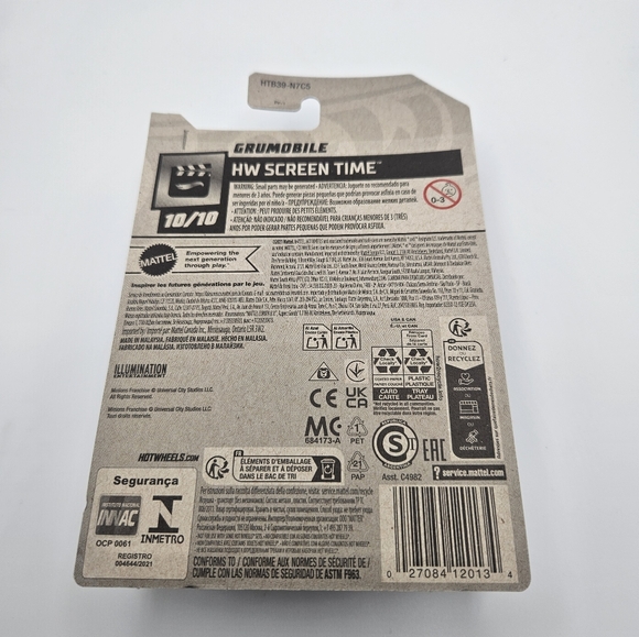 Hot Wheels The Minons Screentime Grumobile Car - Picture 2 of 2